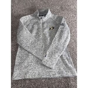 Champion Colorado Buffaloes One Quarter Zip Pullover Men's Size Small